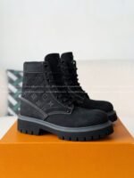 LOUIS VUITTON RANGER LEATHER ANKLE BOOTS