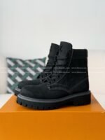 LOUIS VUITTON RANGER LEATHER ANKLE BOOTS - Image 2