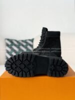 LOUIS VUITTON RANGER LEATHER ANKLE BOOTS - Image 9