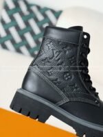 LOUIS VUITTON RANGER LEATHER ANKLE BOOTS - Image 7