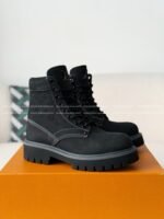 LOUIS VUITTON RANGER LEATHER ANKLE BOOTS