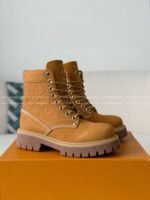 LOUIS VUITTON RANGER LEATHER ANKLE BOOTS