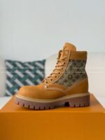 LOUIS VUITTON RANGER LEATHER ANKLE BOOTS - Image 10