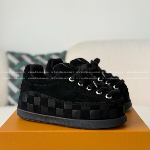 LOUIS VUITTON x NIGO FW25 SUEDELEATHER ROUND-TOED SNOW BOOTS
