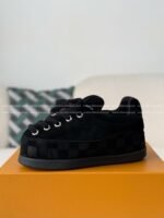 LOUIS VUITTON x NIGO FW25 SUEDELEATHER ROUND-TOED SNOW BOOTS - Image 4