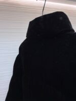 Prada velvet stand collar cropped coat - Image 16