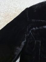 Prada velvet stand collar cropped coat - Image 13