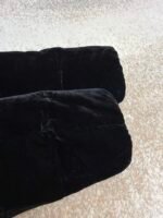 Prada velvet stand collar cropped coat - Image 11