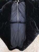 Prada velvet stand collar cropped coat - Image 9