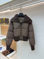 Moncler Patchwork Knitted Down Jacket [Women's]