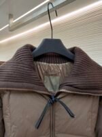 Moncler Patchwork Knitted Down Jacket [Women's] - Image 3