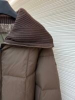 Moncler Patchwork Knitted Down Jacket [Women's] - Image 5