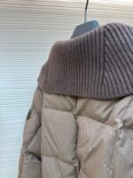 Moncler Patchwork Knitted Down Jacket [Women's] - Image 9