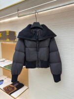 Moncler Patchwork Knitted Down Jacket [Women's]