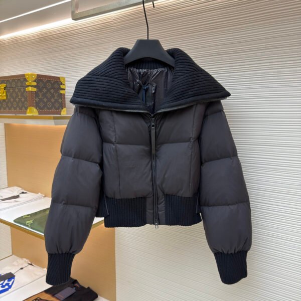 Moncler Patchwork Knitted Down Jacket [Women's]