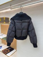 Moncler Patchwork Knitted Down Jacket [Women's] - Image 2