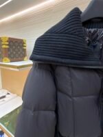 Moncler Patchwork Knitted Down Jacket [Women's] - Image 4