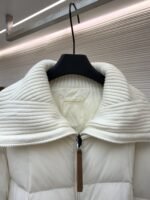 Moncler Patchwork Knitted Down Jacket [Women's] - Image 3