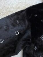 Louis Vuitton rhinestone fur zip-up hooded jacket - Image 12