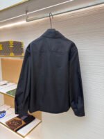 Prada recycled nylon lapel zip-up jacket - Image 2
