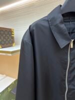 Prada recycled nylon lapel zip-up jacket - Image 4