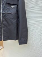 Prada recycled nylon lapel zip-up jacket - Image 15