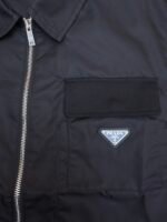 Prada recycled nylon lapel zip-up jacket - Image 7