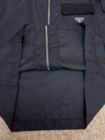 Prada recycled nylon lapel zip-up jacket - Image 6