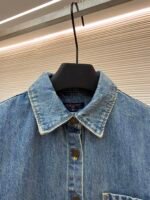 Louis Vuitton cord-embroidered denim jacket - Image 3