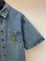 Louis Vuitton cord-embroidered denim jacket - Image 5
