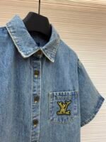 Louis Vuitton cord-embroidered denim jacket - Image 16
