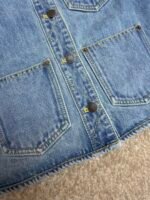 Louis Vuitton rope embroidered crew neck denim jacket - Image 11