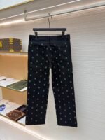 Louis Vuitton gradient embroidered lettering jeans - Image 2