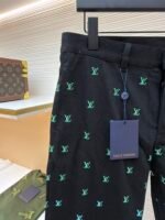 Louis Vuitton gradient embroidered lettering jeans - Image 4