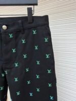 Louis Vuitton gradient embroidered lettering jeans - Image 5