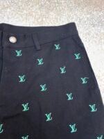 Louis Vuitton gradient embroidered lettering jeans - Image 11