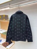 Louis Vuitton gradient embroidered lettering denim jacket - Image 2