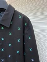 Louis Vuitton gradient embroidered lettering denim jacket - Image 5