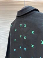 Louis Vuitton gradient embroidered lettering denim jacket - Image 13