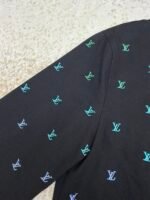 Louis Vuitton gradient embroidered lettering denim jacket - Image 10