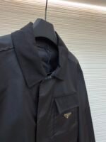 Prada recycled nylon lapel jacket - Image 16
