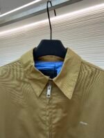 Prada embroidered logo zip-up executive jacket - Image 3