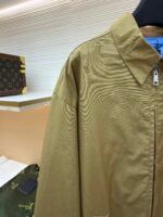 Prada embroidered logo zip-up executive jacket - Image 4