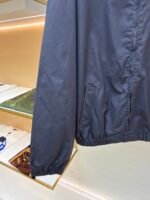 Prada embroidered logo zip-up executive jacket - Image 6