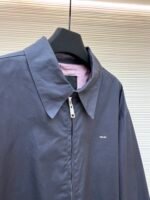 Prada embroidered logo zip-up executive jacket - Image 16