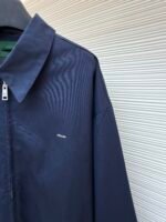 Prada embroidered logo zip-up executive jacket - Image 5