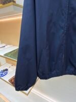 Prada embroidered logo zip-up executive jacket - Image 6