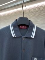 Gucci embroidered cotton piqué polo shirt - Image 3