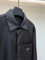 Prada triangle logo nylon shirt - Image 16