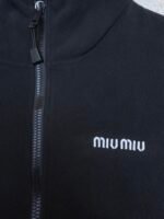 MiuMiu polar fleece jacket with embroidery - Image 10